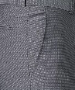 Carl Gross Anzug 60-045N1/323022+332023/81 Modern Fit, Schurwolle Super110, Stahlgrau, Grau -Anzüge & Westen Geschäft 261570 norm8