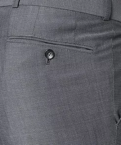 Carl Gross Anzug 60-045N1/323022+332023/81 Modern Fit, Schurwolle Super110, Stahlgrau, Grau -Anzüge & Westen Geschäft 261570 norm9