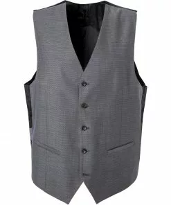 CG Weste Carlton 50/102S1/441013/81 Slim Fit, Schurwolle, Dunkelgrau, Grau