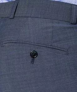 Carl Gross Hose Sascha 50/041N0/332023/62 Modern Fit, Schurwolle Super120, Blau meliert -Anzüge & Westen Geschäft 262120 norm4