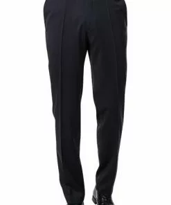 Carl Gross Hose Steve 00/001N0/338323/63 Modern Fit, Schurwolle LANIFICIO FLLI CERRUTI, Nachtblau