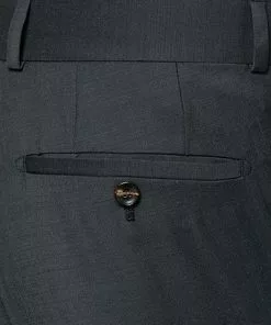 Carl Gross Hose Steve 00/001N0/338323/83 Modern Fit, Schurwolle LANIFICIO FLLI CERRUTI, Anthrazit meliert, Anthrazit -Anzüge & Westen Geschäft 268568 norm4