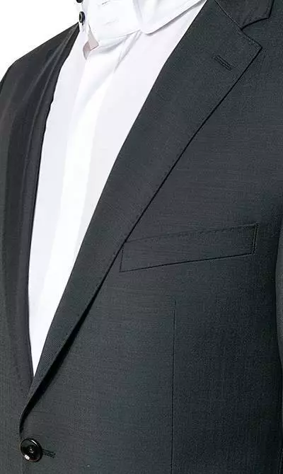 Carl Gross Anzug 00/001N0/324972+338323/83 Modern Fit, Schurwolle LANIFICIO FLLI CERRUTI, Anthrazit meliert, Anthrazit 5 Carl Gross Anzug 00/001N0/324972+338323/83 Modern Fit, Schurwolle LANIFICIO FLLI CERRUTI, Anthrazit meliert, Anthrazit – Bild 3