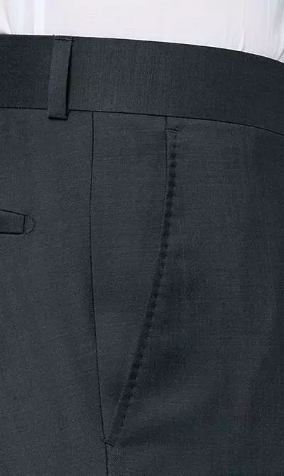 Carl Gross Anzug 00/001N0/324972+338323/83 Modern Fit, Schurwolle LANIFICIO FLLI CERRUTI, Anthrazit meliert, Anthrazit 10 Carl Gross Anzug 00/001N0/324972+338323/83 Modern Fit, Schurwolle LANIFICIO FLLI CERRUTI, Anthrazit meliert, Anthrazit – Bild 8