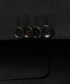 Carl Gross Anzug 00/001N0/324972+338323/90 Modern Fit, Schurwolle LANIFICIO FLLI CERRUTI, Schwarz -Anzüge & Westen Geschäft 268572 norm4