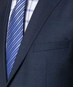 Carl Gross Anzug 60/048N1/324972+338323/63 Modern Fit, Schurwolle GUABELLO, Dunkelblau gemustert, Dunkelblau -Anzüge & Westen Geschäft 268579 norm3