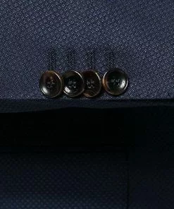 Carl Gross Anzug 60/048N1/324972+338323/63 Modern Fit, Schurwolle GUABELLO, Dunkelblau gemustert, Dunkelblau -Anzüge & Westen Geschäft 268579 norm4