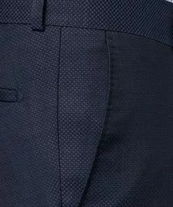 Carl Gross Anzug 60/048N1/324972+338323/63 Modern Fit, Schurwolle GUABELLO, Dunkelblau gemustert, Dunkelblau -Anzüge & Westen Geschäft 268579 norm8