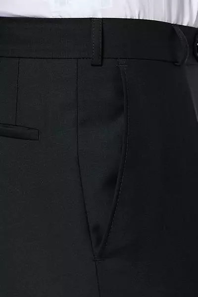 Wilvorst Smokinghose schwarz 471201/10/724 Wolle-Mohair 5 Wilvorst Smokinghose schwarz 471201/10/724 Wolle-Mohair – Bild 3