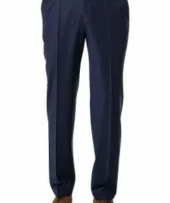 ROY ROBSON Hose 5015/0340/018 Regular Fit, Schurwolle, Mittelblau meliert, Mittelbau