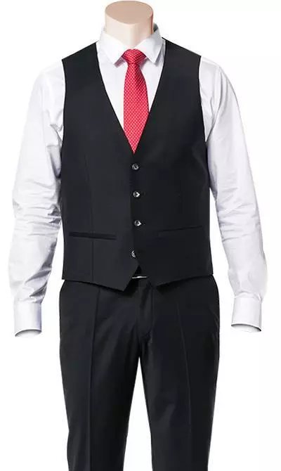 ROY ROBSON Weste S05050381704100/A001 Slim Fit, Schurwollw, Schwarz 3 ROY ROBSON Weste S05050381704100/A001 Slim Fit, Schurwollw, Schwarz