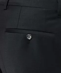 ROY ROBSON Hose S01050381295400/A001 Slim Fit, Schurwolle, Schwarz -Anzüge & Westen Geschäft 269821 norm4