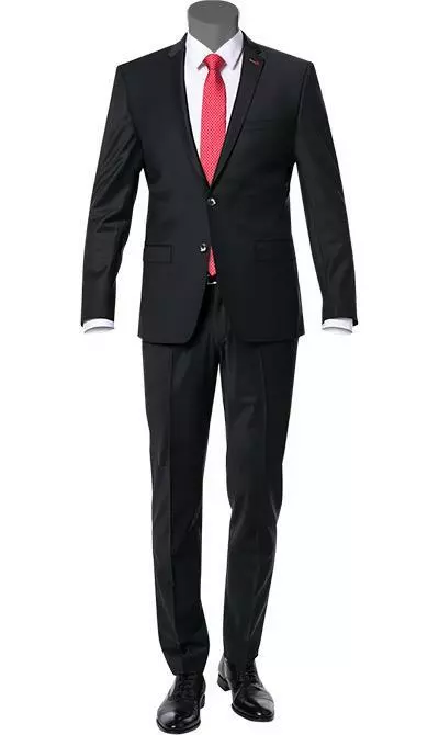 ROY ROBSON Anzug S00050381694700+295400/A001 Slim Fit, Schurwolle, Schwarz 3 ROY ROBSON Anzug S00050381694700+295400/A001 Slim Fit, Schurwolle, Schwarz