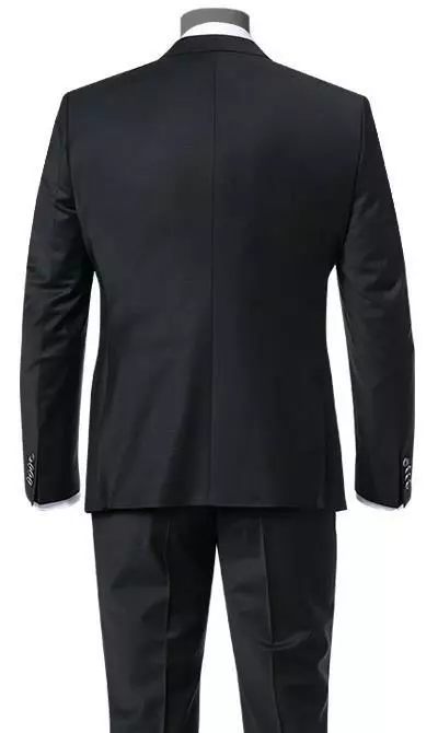 ROY ROBSON Anzug S00050381694700+295400/A001 Slim Fit, Schurwolle, Schwarz 8 ROY ROBSON Anzug S00050381694700+295400/A001 Slim Fit, Schurwolle, Schwarz – Bild 6