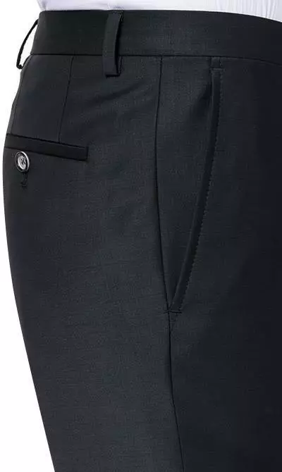 ROY ROBSON Anzug S00050381694700+295400/A001 Slim Fit, Schurwolle, Schwarz 11 ROY ROBSON Anzug S00050381694700+295400/A001 Slim Fit, Schurwolle, Schwarz – Bild 9