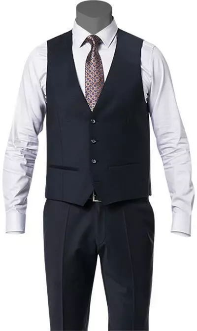 ROY ROBSON ROY R. Anzug S00050381694700+295400+704100/A401 Anzug mit Weste, Slim Fit, Schurwoll-Stretch, Nachtblau 4 ROY ROBSON ROY R. Anzug S00050381694700+295400+704100/A401 Anzug mit Weste, Slim Fit, Schurwoll-Stretch, Nachtblau – Bild 2