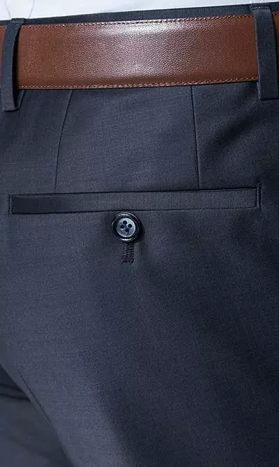 ROY ROBSON ROY R. Anzug S00050381694700+295400+704100/A401 Anzug mit Weste, Slim Fit, Schurwoll-Stretch, Nachtblau 11 ROY ROBSON ROY R. Anzug S00050381694700+295400+704100/A401 Anzug mit Weste, Slim Fit, Schurwoll-Stretch, Nachtblau – Bild 9