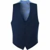 DIGEL Weste Modern Fit Dan 99832/160008/24 Schurwolle Super100 Marzotto, Marine