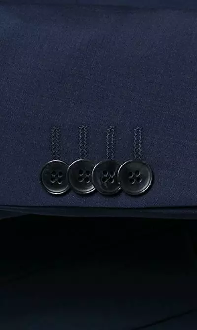 DIGEL Anzug 99832/120033+116062+160008/24 Anzug mit Weste, Modern Fit, Schurwolle Super100 Marzotto, Marine 6 DIGEL Anzug 99832/120033+116062+160008/24 Anzug mit Weste, Modern Fit, Schurwolle Super100 Marzotto, Marine – Bild 4