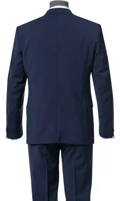 DIGEL Anzug 99832/120033+116062+160008/24 Anzug mit Weste, Modern Fit, Schurwolle Super100 Marzotto, Marine 8 DIGEL Anzug 99832/120033+116062+160008/24 Anzug mit Weste, Modern Fit, Schurwolle Super100 Marzotto, Marine – Bild 6
