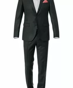 CG Anzug 60/111S1/423682+433053/82 Modern Fit, Schurwolle, Anthrazit meliert, Anthrazit