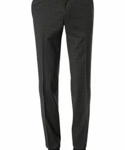 Carl Gross Hose Sascha 60/053N3/332023/82 Modern Fit, Schurwolle Super110, Anthrazit kariert, Anthrazit