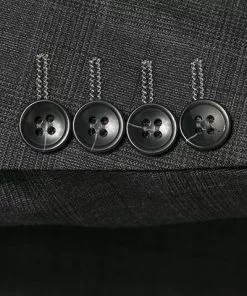 Carl Gross Anzug 60/053N3/323022+332023/82 Modern Fit, Schurwolle Super110, Anthrazit-rot kariert, Anthrazit -Anzüge & Westen Geschäft 272682 norm5