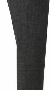 Carl Gross Anzug 60/053N3/323022+332023/82 Modern Fit, Schurwolle Super110, Anthrazit-rot kariert, Anthrazit -Anzüge & Westen Geschäft 272682 norm7