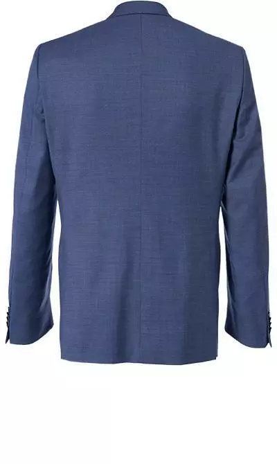 DIGEL Anzug Modern Fit 99653/120033+116062/26 Schurwolle Super110, Blau meliert, Blau 5 DIGEL Anzug Modern Fit 99653/120033+116062/26 Schurwolle Super110, Blau meliert, Blau – Bild 3