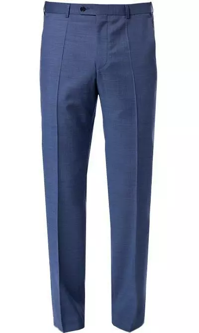 DIGEL Anzug Modern Fit 99653/120033+116062/26 Schurwolle Super110, Blau meliert, Blau 8 DIGEL Anzug Modern Fit 99653/120033+116062/26 Schurwolle Super110, Blau meliert, Blau – Bild 6