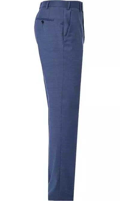 DIGEL Anzug Modern Fit 99653/120033+116062/26 Schurwolle Super110, Blau meliert, Blau 9 DIGEL Anzug Modern Fit 99653/120033+116062/26 Schurwolle Super110, Blau meliert, Blau – Bild 7
