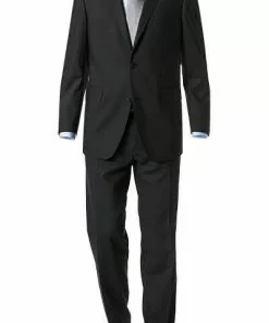 Carl Gross Anzug 57/0039/1751+1075/90 Regular Fit, Schurwolle, Schwarz