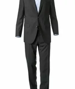 Carl Gross Anzug 57/0039/1751+1075/83 Regular Fit, Schurwolle, Anthrazit meliert, Anthrazit