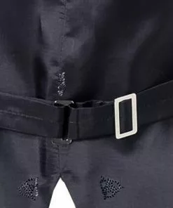 ROY ROBSON Weste 5022/21/719 Slim Fit, Schurwolle Super110 REDA, Dunkelblau kariert, Nachtblau -Anzüge & Westen Geschäft 275183 norm3