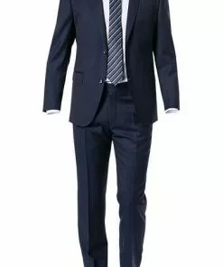 ROY ROBSON Anzug S00050741254400+1267500/A401 Regular Fit, Schurwolle Super120, Dunkelblau meliert, Nachtblau