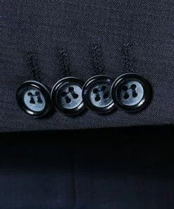 ROY ROBSON Anzug S00050741254400+1267500/A401 Regular Fit, Schurwolle Super120, Dunkelblau meliert, Nachtblau -Anzüge & Westen Geschäft 275202 norm5