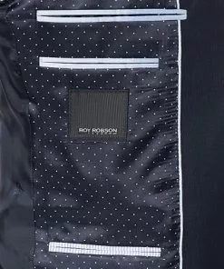 ROY ROBSON Anzug S00050741254400+1267500/A401 Regular Fit, Schurwolle Super120, Dunkelblau meliert, Nachtblau -Anzüge & Westen Geschäft 275202 norm6