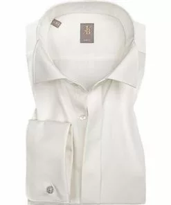Jacques Britt Slim Fit Gala-Venezia UMA 960267/02 Hemd, Popeline, Ecru