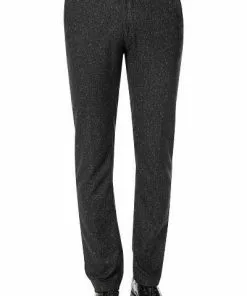 HUGO BOSS Chino Rice3 50374634/001 Hose, Schurwolle, Schwarz, Anthracite