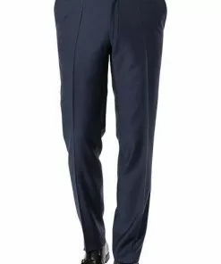 Carl Gross Hose Sascha 60-045N1/332023/63 Modern Fit, Schurwolle, Navy meliert, Marine