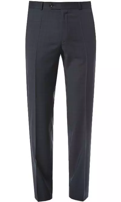 Carl Gross Anzug 60/053N3/323022+332023/63 Modern Fit, Schurwolle Super110 REDA, Dunkelblau kariert, Nachtblau 9 Carl Gross Anzug 60/053N3/323022+332023/63 Modern Fit, Schurwolle Super110 REDA, Dunkelblau kariert, Nachtblau – Bild 7