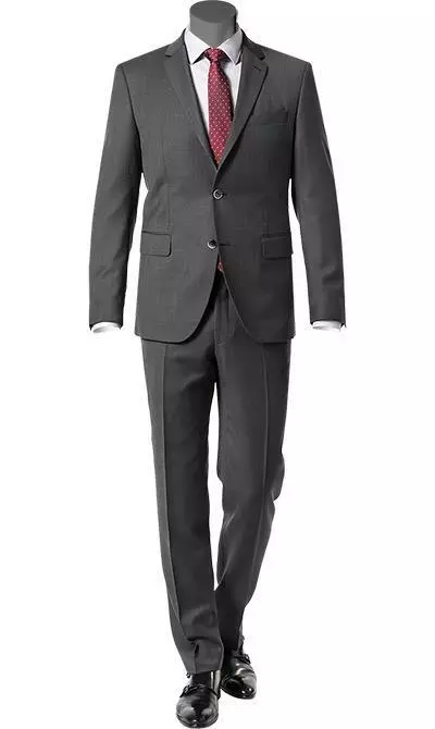 Pierre Cardin Anzug 52250+72002/810/96331/2201 Regular Fit, Schurwolle, Grau meliert, Grey 3 Pierre Cardin Anzug 52250+72002/810/96331/2201 Regular Fit, Schurwolle, Grau meliert, Grey