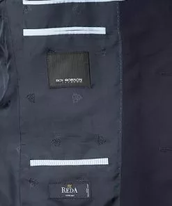 ROY ROBSON Anzug 5000/3042+0340+30/019 Anzug mit Weste, Regular Fit, Schurwolle Super110 REDA, Nachtblau, Marine -Anzüge & Westen Geschäft 282093 norm7