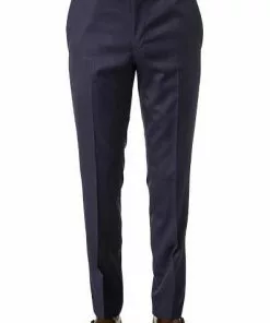 JOOP! Hose JB-17Bask 30008980/401 Smoking-Hose, Slim Fit, Schurwolle, Marineblau, Navy
