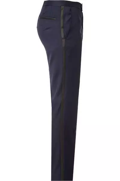 JOOP! Hose JB-17Bask 30008980/401 Smoking-Hose, Slim Fit, Schurwolle, Marineblau, Navy 5 JOOP! Hose JB-17Bask 30008980/401 Smoking-Hose, Slim Fit, Schurwolle, Marineblau, Navy – Bild 3