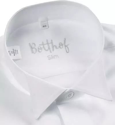 Botthof Smokinghemd Slim Kläppchen 37-85-292/10 Slim Fit, Popeline, Weiß 4 Botthof Smokinghemd Slim Kläppchen 37-85-292/10 Slim Fit, Popeline, Weiß – Bild 2