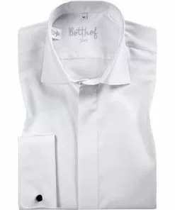Botthof Hemd Slim UMA Hai 12-85-292/10 Slim Fit, Popeline, Weiß