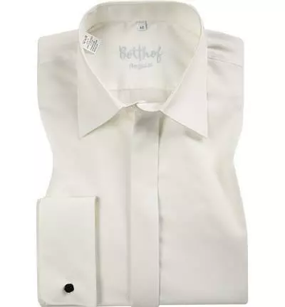Botthof Hemd Regular UMA Kent 55-172/12 Regular Fit, Popeline, Ecru, Perlmut 3 Botthof Hemd Regular UMA Kent 55-172/12 Regular Fit, Popeline, Ecru, Perlmut