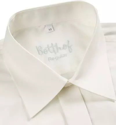 Botthof Hemd Regular UMA Kent 55-172/12 Regular Fit, Popeline, Ecru, Perlmut 4 Botthof Hemd Regular UMA Kent 55-172/12 Regular Fit, Popeline, Ecru, Perlmut – Bild 2