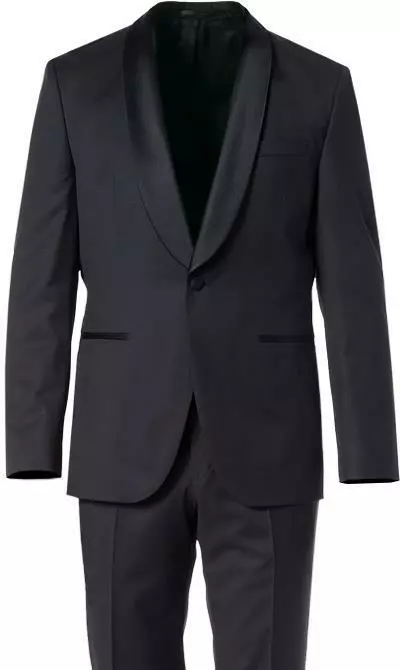 BOSS Smoking 50379909+50379911/001 Smoking Jefron-Ledan, Regular Fit, Schurwolle Super120, Schwarz, Black 5 BOSS Smoking 50379909+50379911/001 Smoking Jefron-Ledan, Regular Fit, Schurwolle Super120, Schwarz, Black – Bild 3